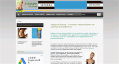Desktop Screenshot of maigrir-forme.com