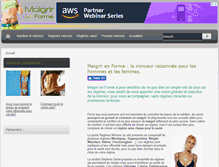 Tablet Screenshot of maigrir-forme.com